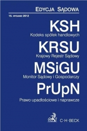 Kodeks spółek handlowych Krajowy Rejestr Sądowy Monitor Sądowy i Gospodarczy Prawo upadłościowe i naprawcze