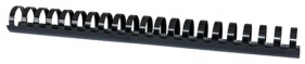 Grzbiety do bindowania Office Products A4 28,5 mm plastikowe 50 sztuk czarne (Nr 20242815-05)