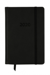 Kalendarz 2020 KK-B6DL Dzienny B6 Lux czarny