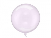 Balon Kula transparentny fioletowy 40cm