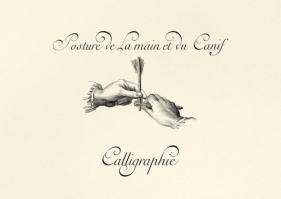 Calligraphie sztuka pisania Teczka rysunkowa