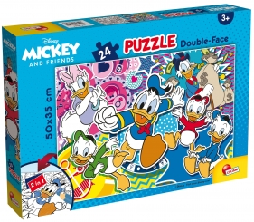 Puzzle dwustronne Plus 24: Kaczor Donald