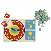 Zegar, puzzle do nauki czasu (GOKI-58650)