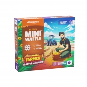 Klocki Waffle mini Farmer - Traktor z pługiem, 50 elementów (907504)