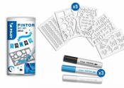 Marker Pintor F SET LB/B/W + szablon