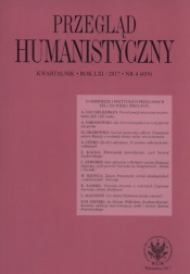 Przegląd Humanistyczny 4/2017