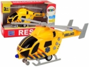 Helikopter ratunkowy ambulans żółty dźwięk światła
