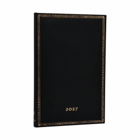Kalendarz książkowy maxi 2027 Black Edition