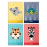 Herlitz, zeszyt A5, 32 kartki w kratkę - Cute Animals