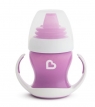 Kubek z miękkim ustnikiem i uchwytami Munchkin 118ml fioletowy 4 m+