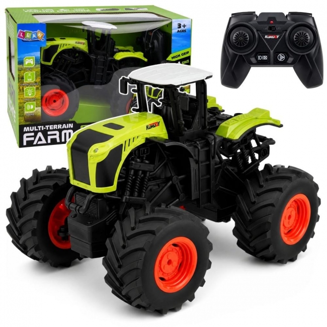 <img src='https://webimage.pl/pics/505/5/d5907990205505.jpg' style='height:440px' /> Traktor R/C światło i dźwięk 1:16