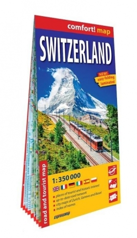 Comfort! map Switzerland 1:350 000 - Opracowanie zbiorowe