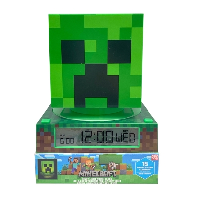 <img src='https://webimage.pl/pics/505/6/d8435507886505.jpg' style='height:440px' /> Lampka 3D z budzikiem Minecraft MIN3020