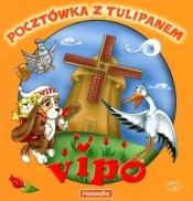 Pocztówka z tulipanem Holandia