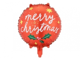 Balon foliowy Merry Christmas 45cm MIX