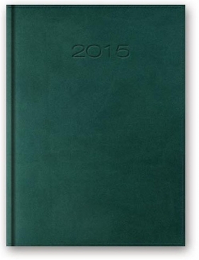 Kalendarz 2015 A4 31T menadżerski tygodniowy zielony - <br />