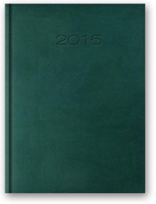 Kalendarz 2015 A4 31T menadżerski tygodniowy zielony - <br />