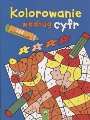 Kolorowanie według cyfr. Niebieska - Opracowanie zbiorowe