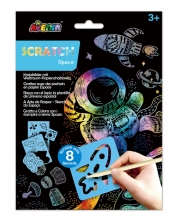 Wydrapywanki z szablonami - Kosmos (CH221850)