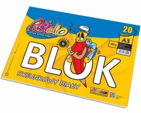 Blok rysunkowy A3 80g 20 kartek