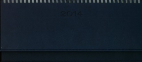 Kalendarz 2014 61T Niebieski biurkowy leżący - <br />