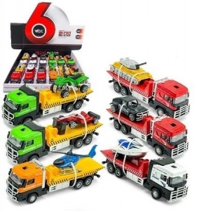 Laweta z pojazdem z napędem światło i dźwięk mix