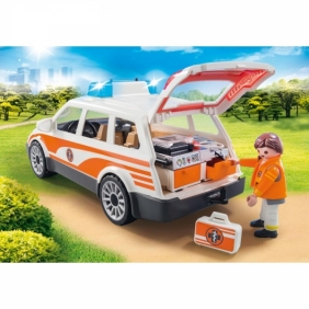 Playmobil City Life: Samochód ratowniczy ze światłem i dźwięk (70050)