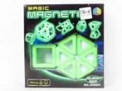 Klocki magnetyczne fluorescencyjne