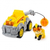 Psi Patrol Mighty Pups: Pojazd buldożer delux + figurka Kosmopiesek Rubble (6053026/20115477)