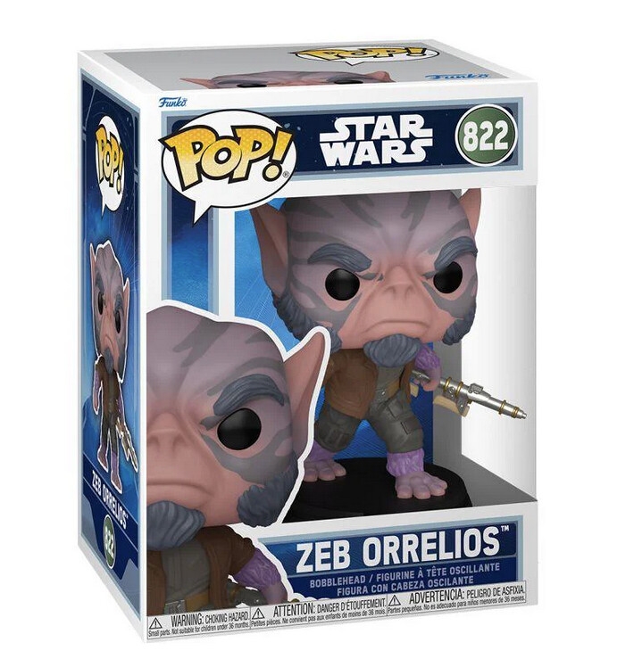 Funko POP Star Wars: The Mandalorian. Figurka. Zeb Orrelios (822)