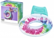 Dmuchane koło do pływania Tie Dye 118cm