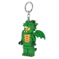 Brelok z latarką LEGO Minifigures - Zielony Smok