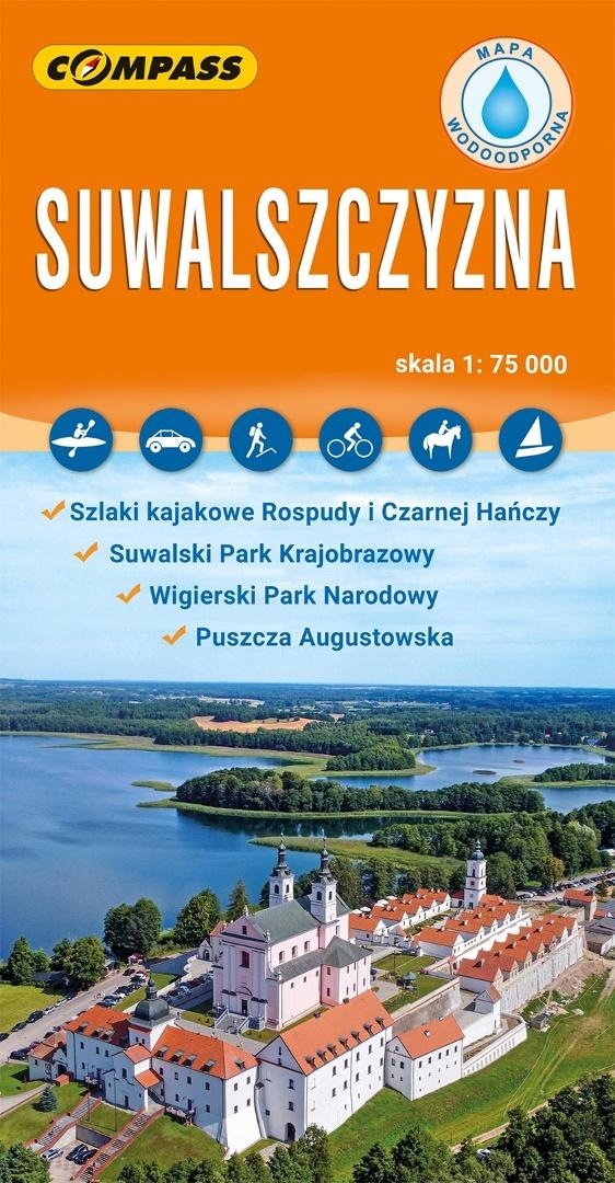 Mapa turystyczna - Suwlaszczyzna laminowana