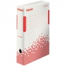 Pudło archiwizacyjne Esselte Speedbox - biało-czerwony 80 mm x 250 mm x 350 mm