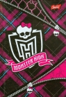 Brulion A6 Monster High w kratkę 96 kartek krata suwak