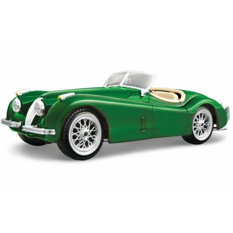 Bburago, Jaguar XK 120 Roadster 1951 1:24 - zielony (18-22018)