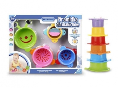 <img src='https://webimage.pl/pics/506/9/d5901811129506.jpg' style='height:440px' /> Piramidka dla malucha E-edu E