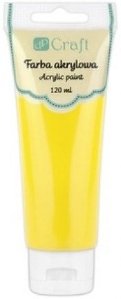 Farba akrylowa, 120 ml - school bus yellow (DPFA-066)