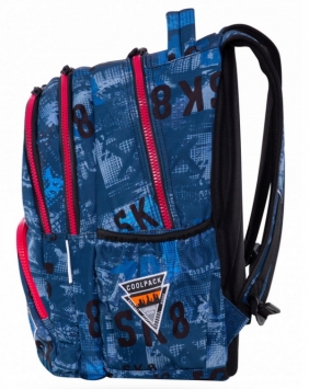 Coolpack - Bentley - Plecak młodzieżowy - Blue (Badges B) (B16154)