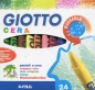 Giotto Kredki woskowe 24 sztuki
