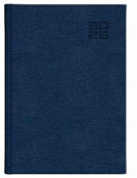 Kalendarz 2026 A4 tygodniowy z notesem Aluminium Standard GRANAT