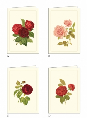 Karnet z kopertą Róże 11,5 x 17cm (AGR 050)