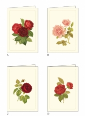 Karnet z kopertą Róże 11,5 x 17cm (AGR 050)
