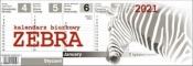 Kalendarz 2021 Biurkowy poziomy Zebra PP - Praca zbiorowa