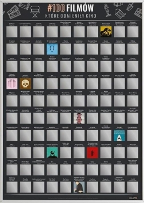 Plakat: 100 filmów, które odmieniły kino - Opracowanie zbiorowe