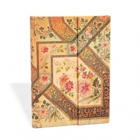 Notatnik Midi Filigree Floral Ivory w linie - <br />