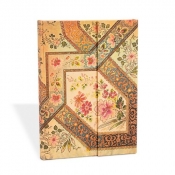 Notatnik Midi Filigree Floral Ivory w linie - <br />