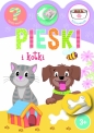 Pieski i kotki. Zgadywanki, wyklejanki, kolorowanki - Ewa Gorzkowska-Parnas