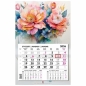 Kalendarz 2026 jednodzielny główka płaska Kwiaty