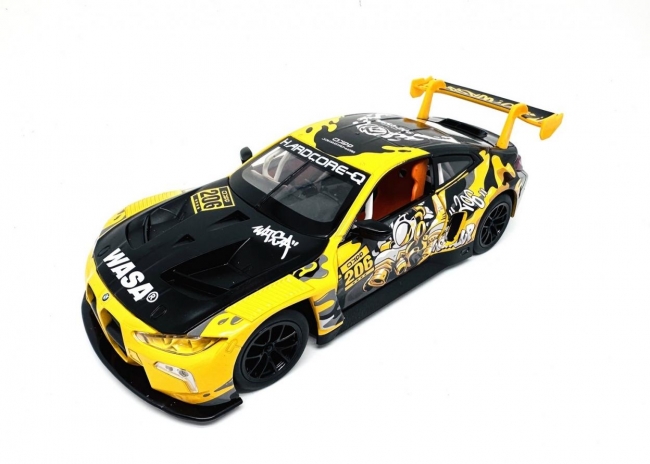 BMW M4 GT3 Wasa Żółty światło+dźwięk